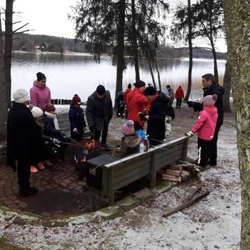 Фото номера Коттедж с 3 спальнями и сауной Дома для отпуска Äijälän Rusti Paratiisisaari г. Rymättylä 71
